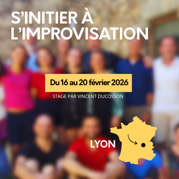 Stage théâtre improvisation Lyon février 2026