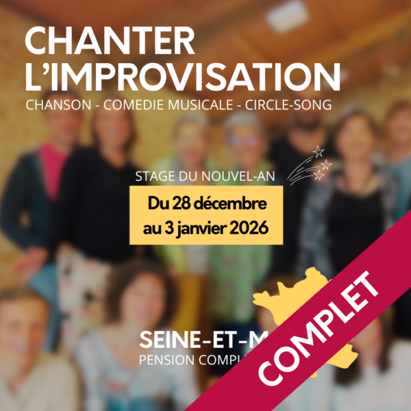 Stage Chanter l'Improvisation Nouvel-An 2026