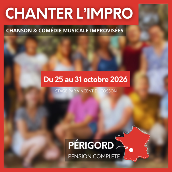 Chanter l'improvisation octobre 2026